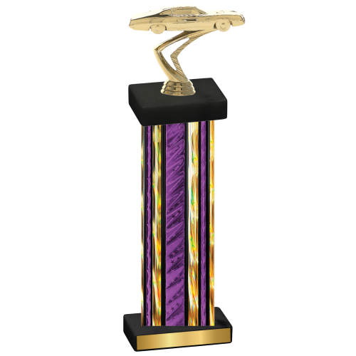 Single Purple Glacier Cars Trophy