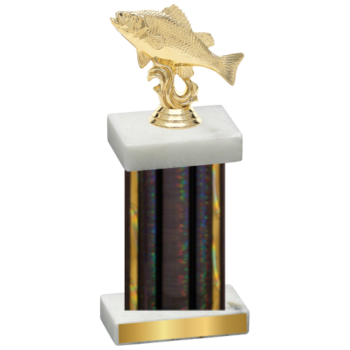 Single Black Glacier Fishing Trophy