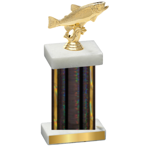 Single Black Glacier Fishing Trophy
