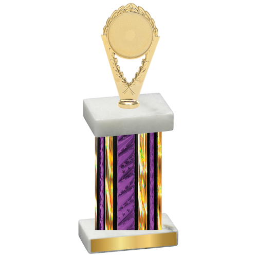 Single Purple Glacier Insert Trophy