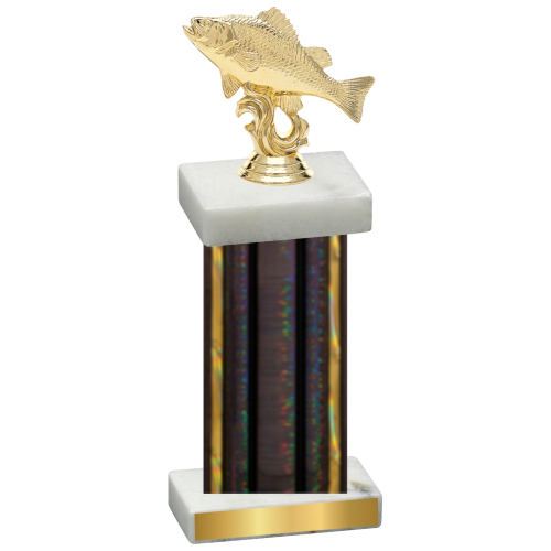Single Black Glacier Fishing Trophy