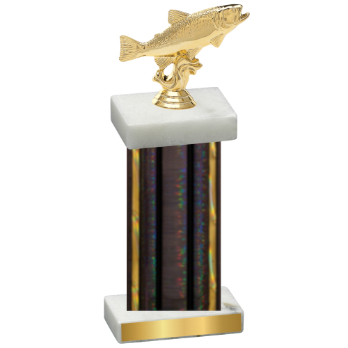 Single Black Glacier Fishing Trophy