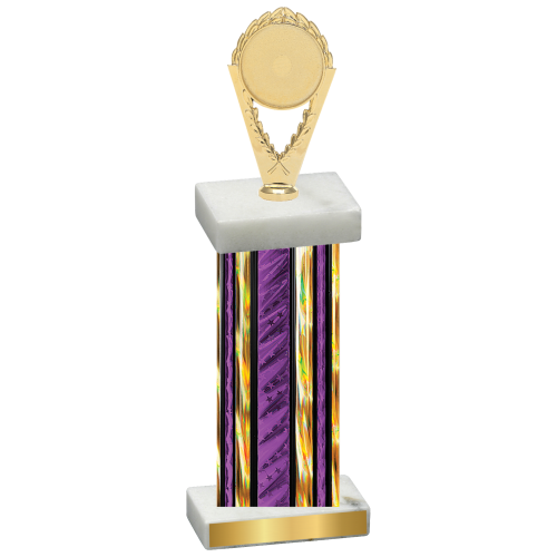 Single Purple Glacier Insert Trophy