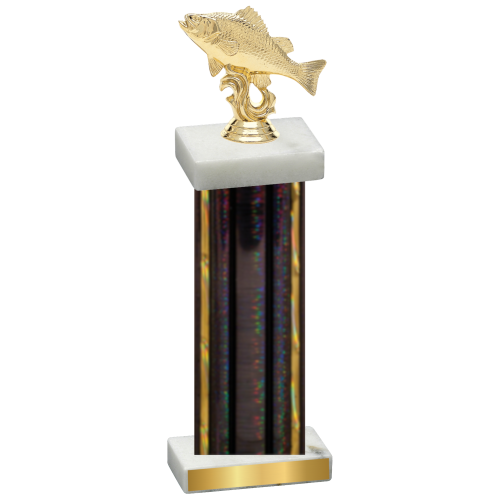 Single Black Glacier Fishing Trophy