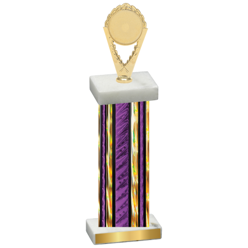 Single Purple Glacier Insert Trophy