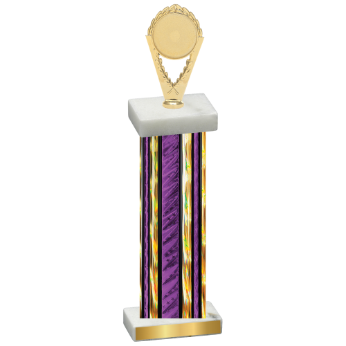 Single Purple Glacier Insert Trophy