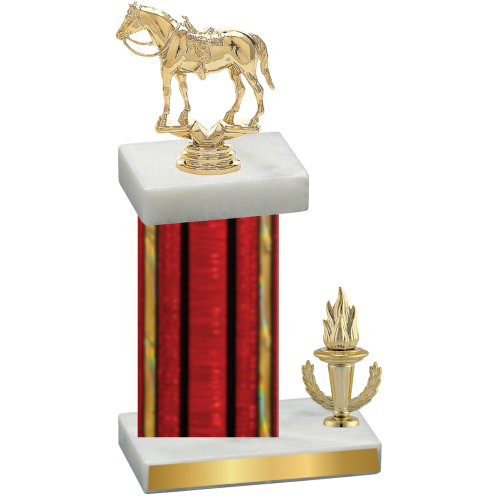 Accented Single Red Glacier Victory Horses Trophy