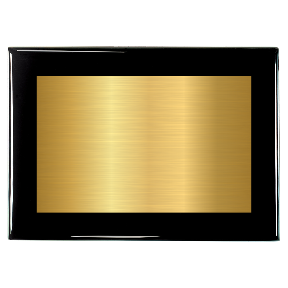 Black Piano Full Plate Plaque