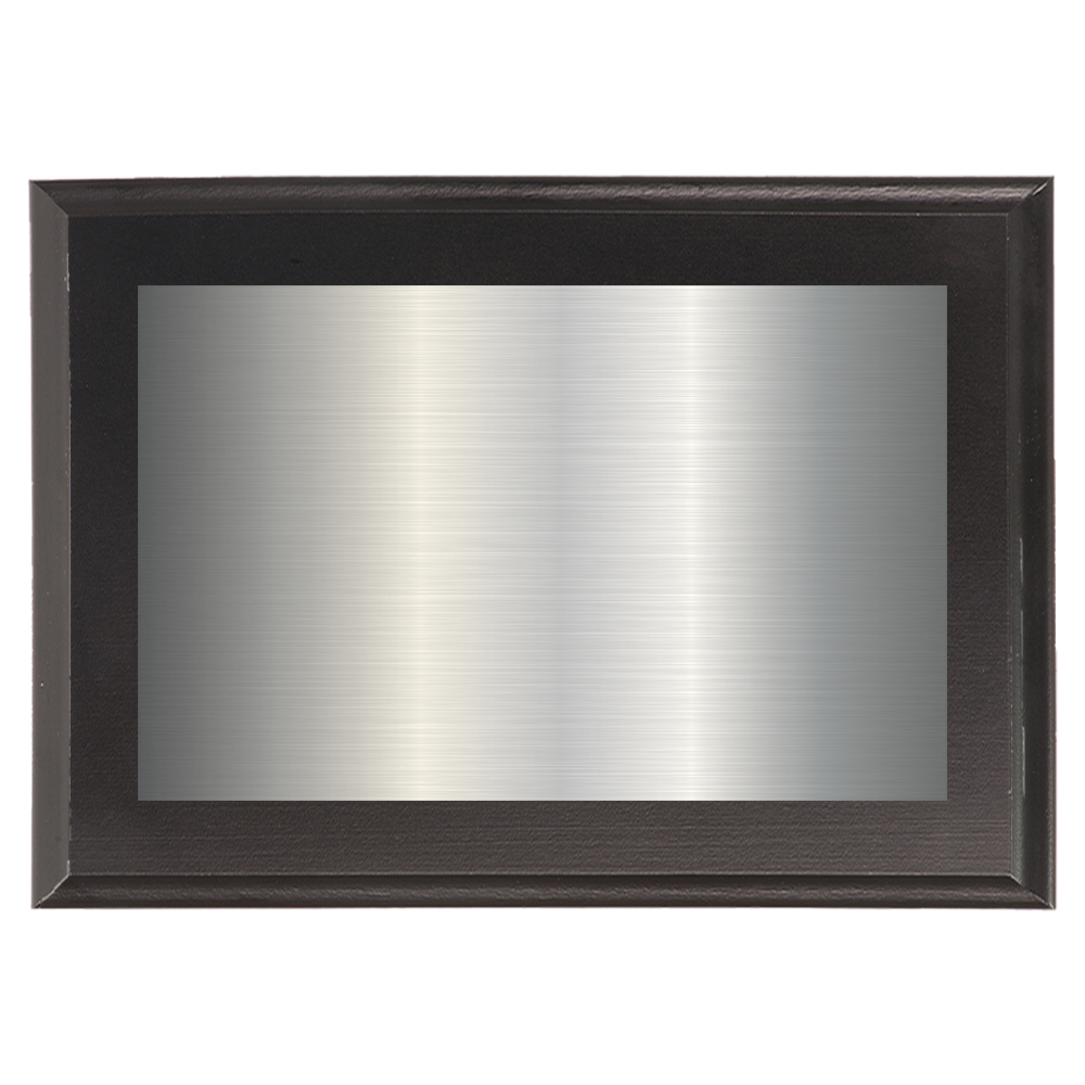Black Full Plate Plaque