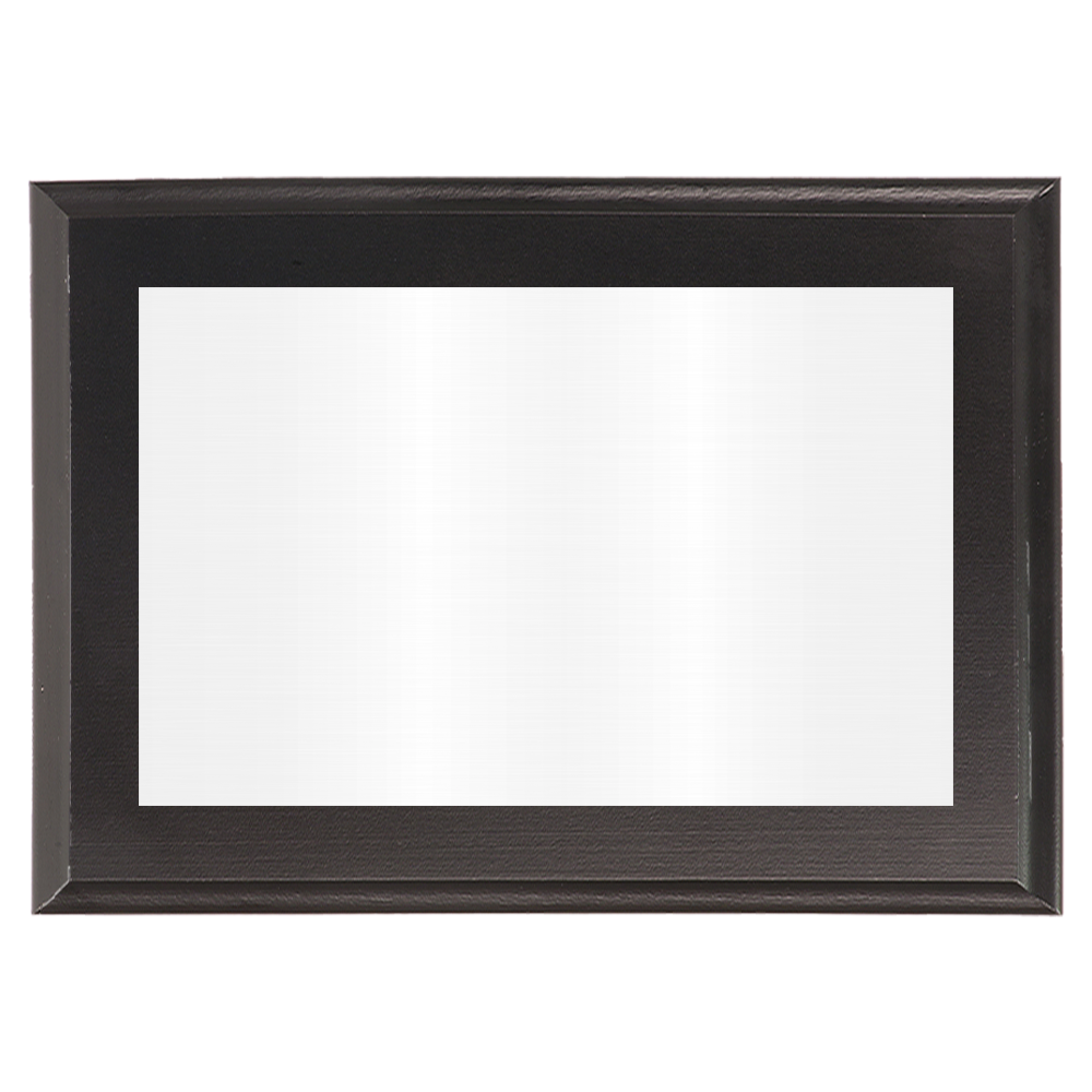 Black Full Plate Plaque