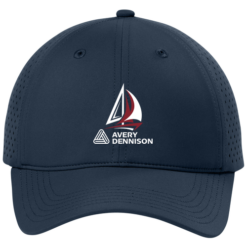 River Blue Navy front - 2027 Regatta Port Authority All-Day Performance UPF Perforated Cap