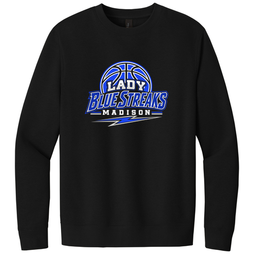 Black front - 2026 - 2027 Madison Girls Basketball District V.I.T.Fleece Crew