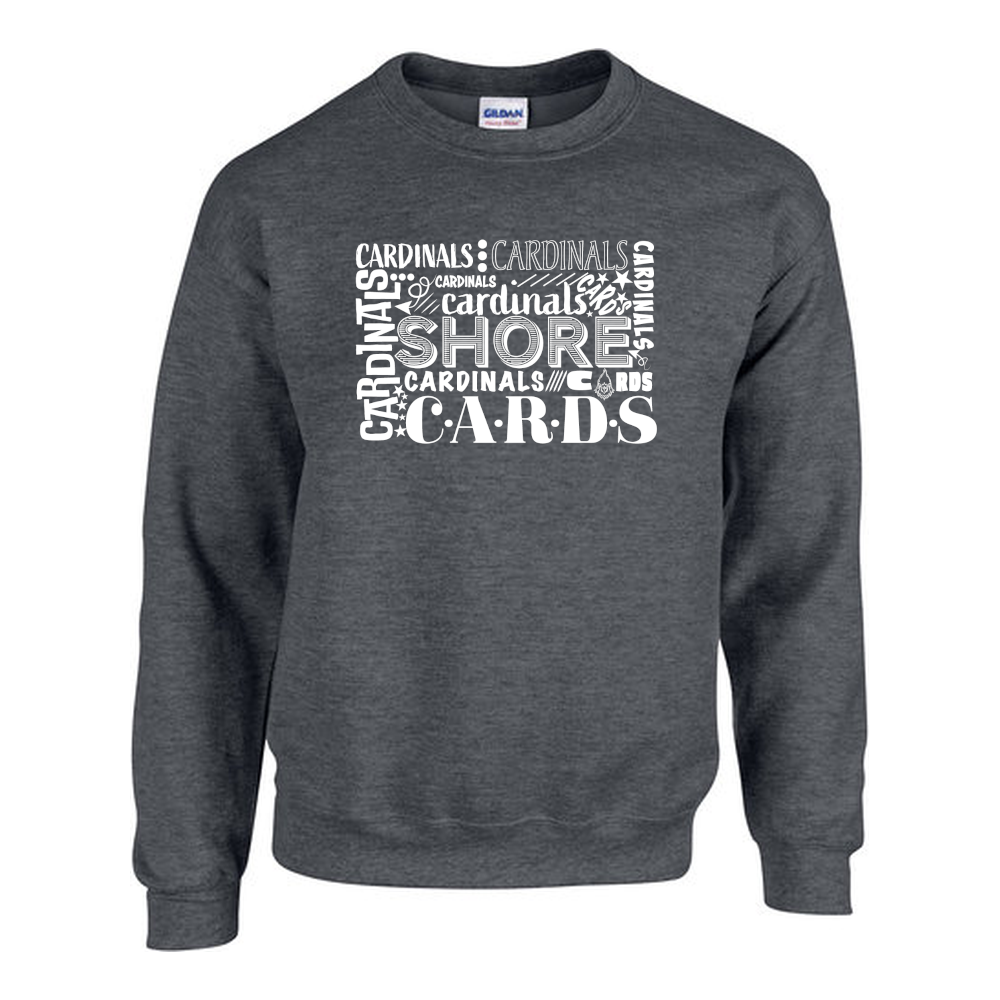 Shore Cardinals Winter 2023 Youth Crewneck