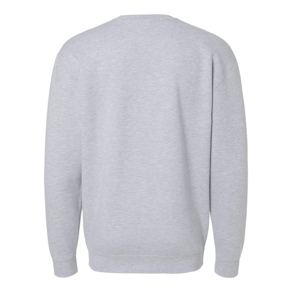Sledding Snowman Cotton / Polyester Premium Adult Crewneck