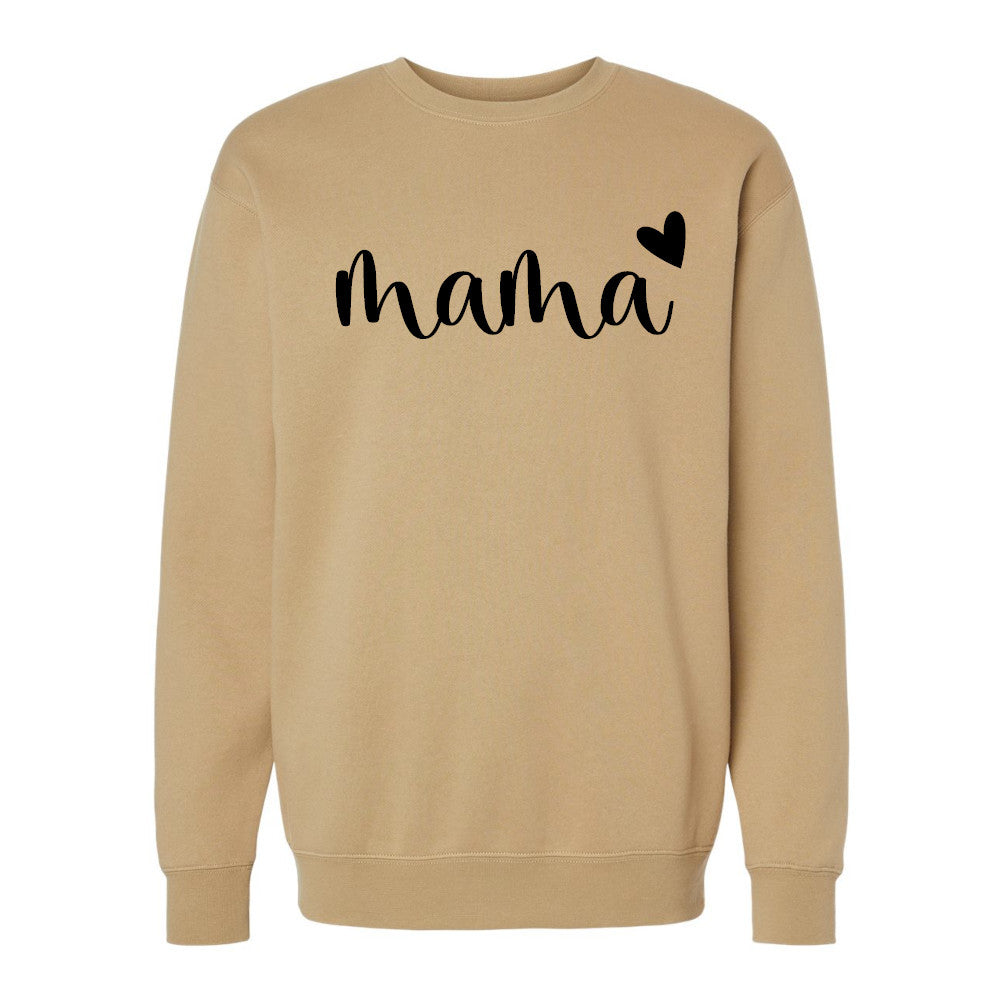 Mama Cotton / Polyester Premium Adult Crewneck