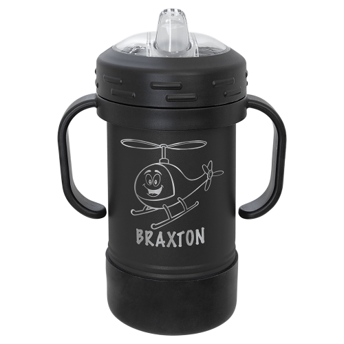 10 oz Sippy Cup with Stainless Steel Engraving