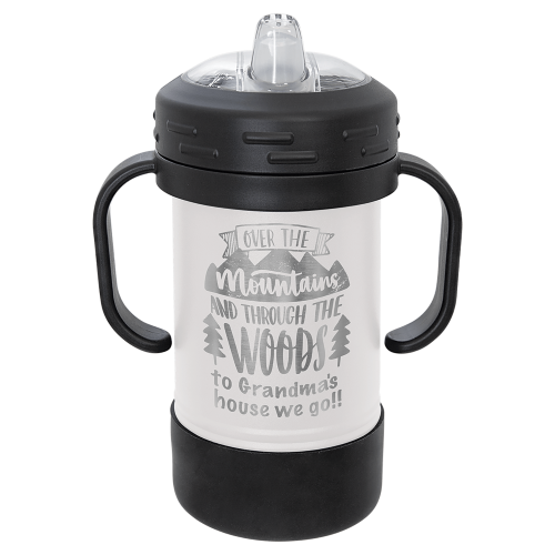 10 oz Sippy Cup with Stainless Steel Engraving