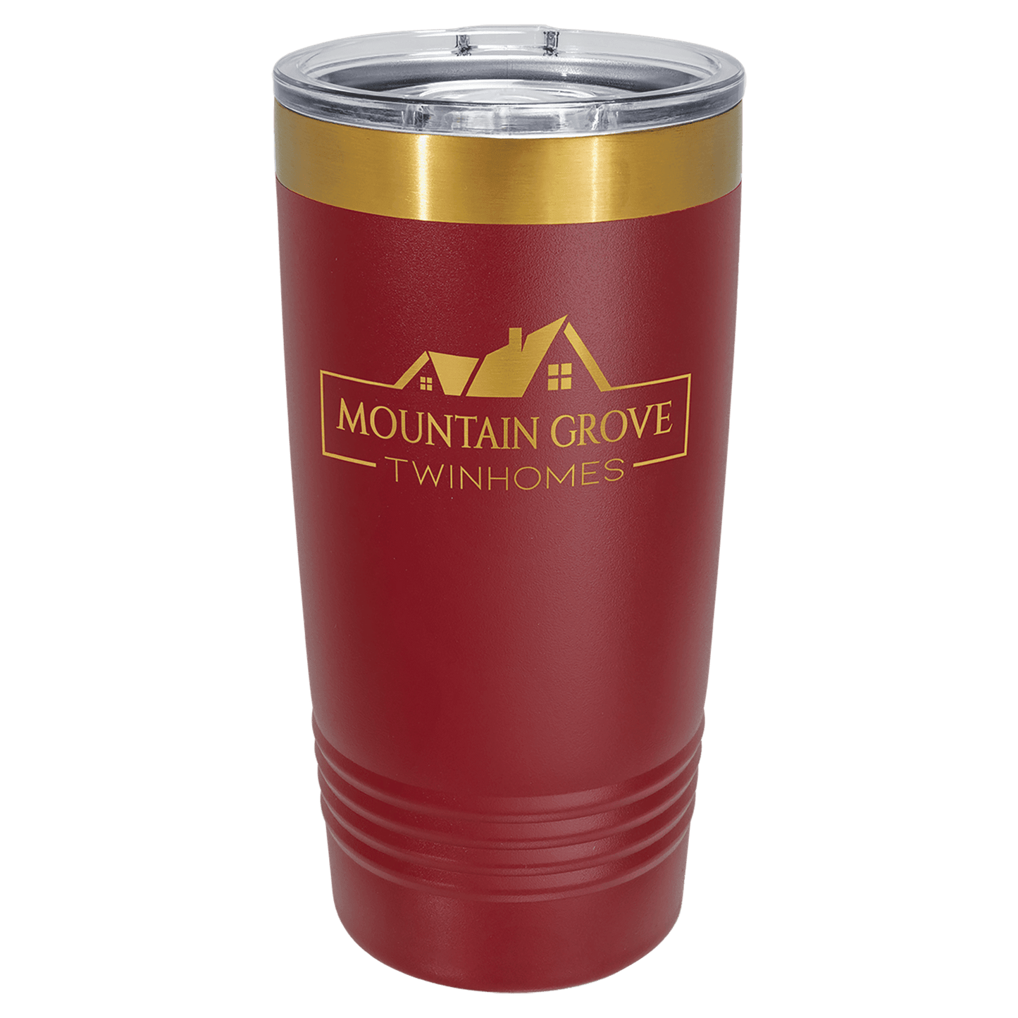 20 oz Ringneck Tumbler with Slider Lid and Gold ION-Plated Engraving