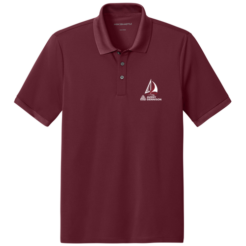 Burgundy front - 2027 Regatta Mercer+Mettle Everyday Performance Polo