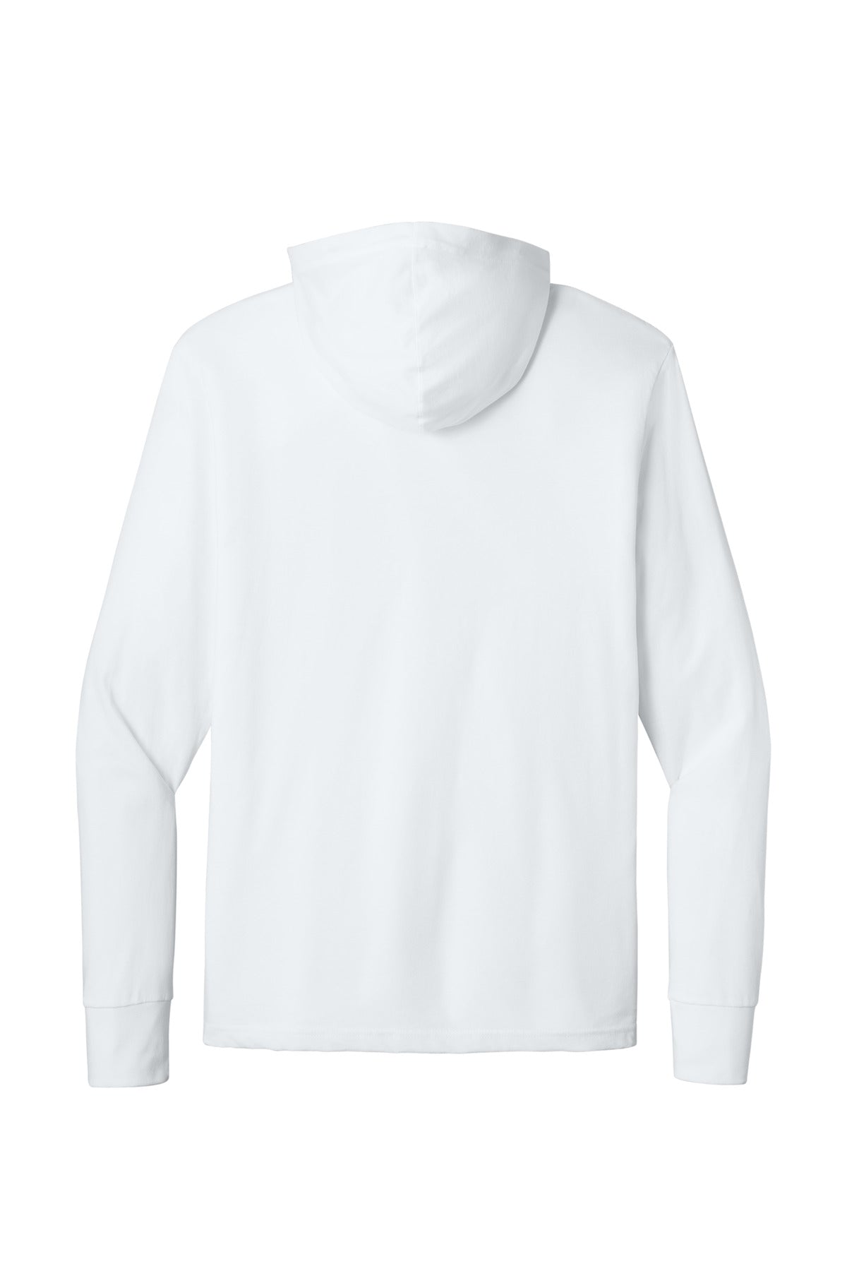 White back - Next Level Apparel CVC Long Sleeve Hoodie NL6221