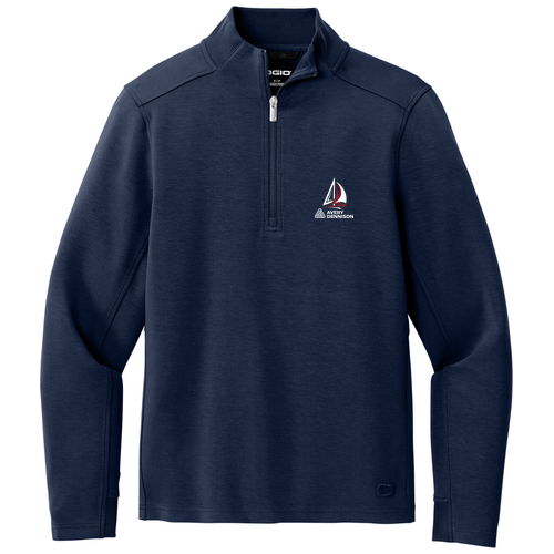 River Blue Navy front - 2027 Regatta OGIO Transcend 1/4-Zip
