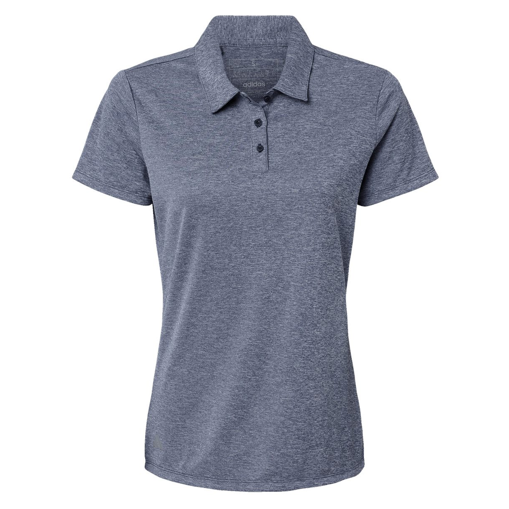 Embroidered Adidas Women's Heathered Polo
