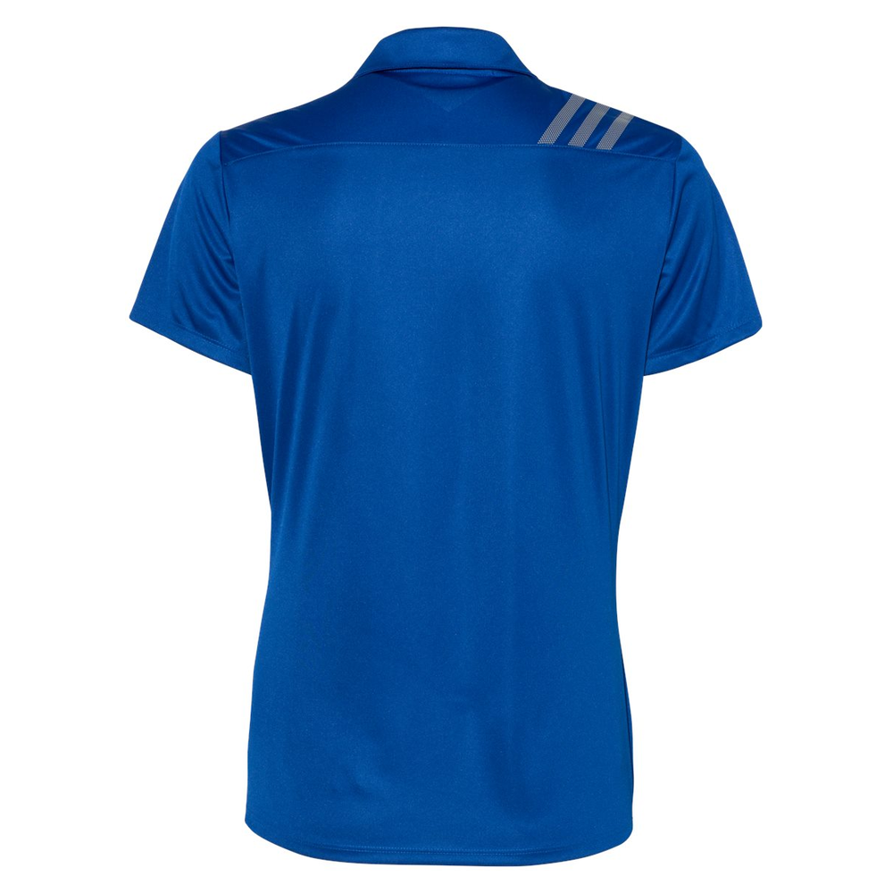 Embroidered Adidas Women's 3-Stripes Shoulder Polo