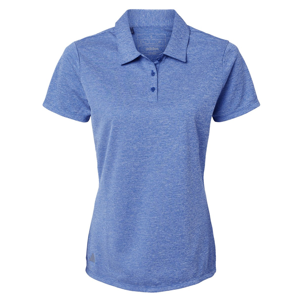 Embroidered Adidas Women's Heathered Polo