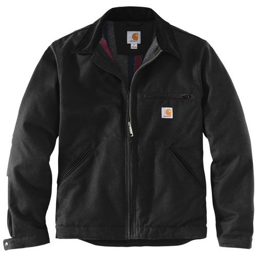 Black front - Carhartt Duck Detroit Jacket
