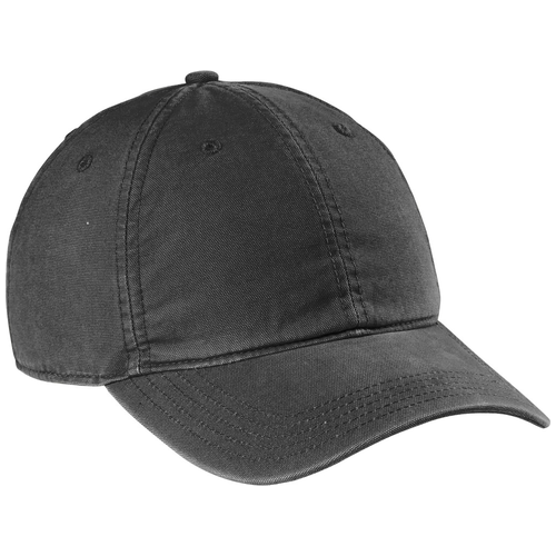 Black front - Carhartt Cotton Canvas Cap