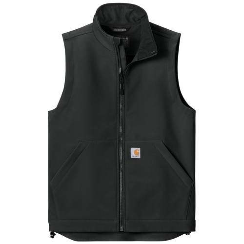 Black front - Carhartt Rain Defender Soft Shell Vest