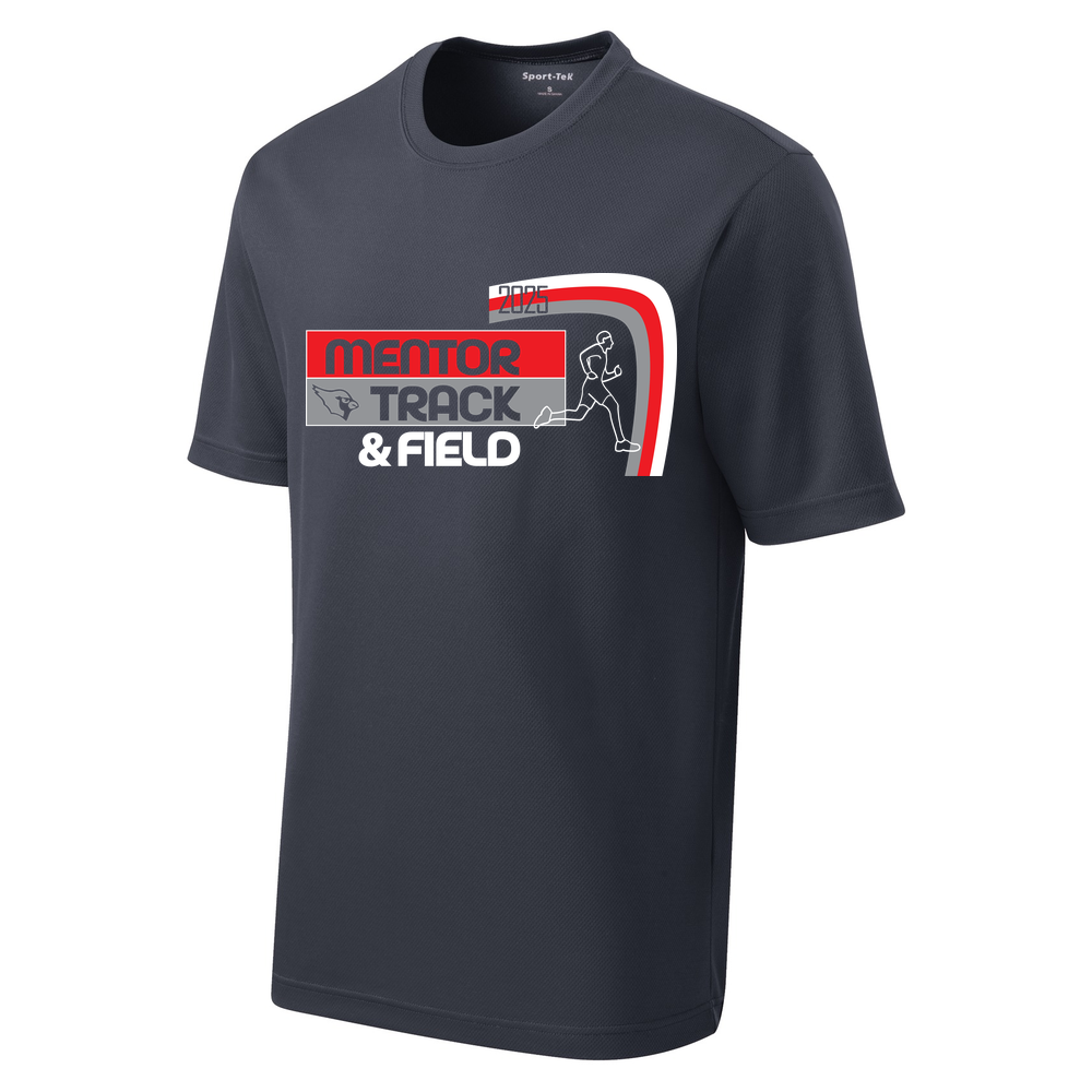 Mentor Memorial Track Adult Tech T-Shirt