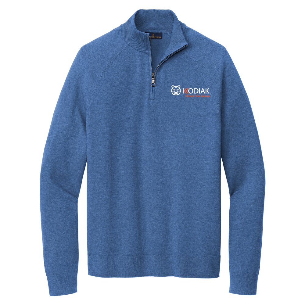 Kodiak Brooks Brothers® Cotton Stretch 1/4-Zip Sweater – Artemis