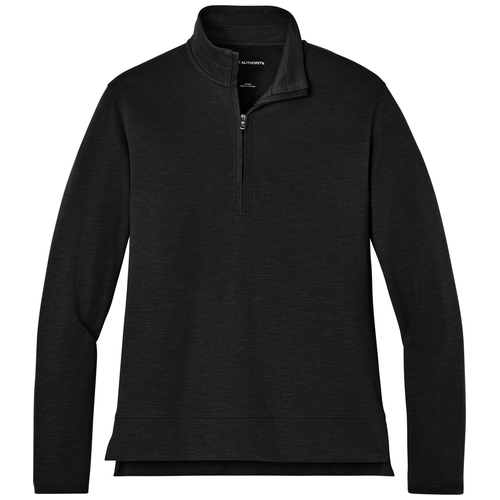 Deep Black front - Port Authority Women's Breakwater 1/4-Zip
