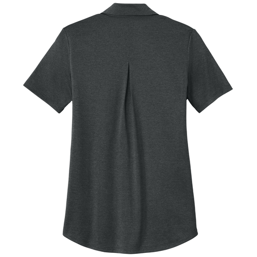 Anchor Grey Heather back - Mercer+Mettle Women's Recharge Jersey Polo