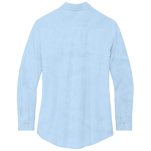 Air Blue End On End back - Mercer+Mettle Women's Long Sleeve Stretch Woven Shirt