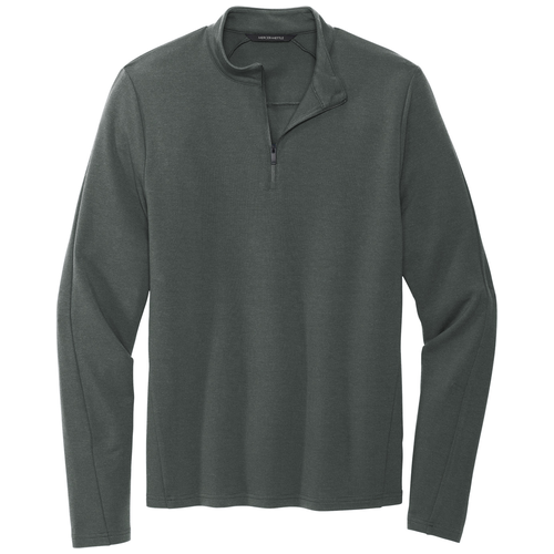 Anchor Grey front - Mercer+Mettle Stretch 1/4-Zip Pullover