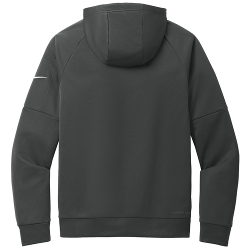 Anthracite back - Nike Therma-FIT Pocket 1/4-Zip Fleece Hoodie