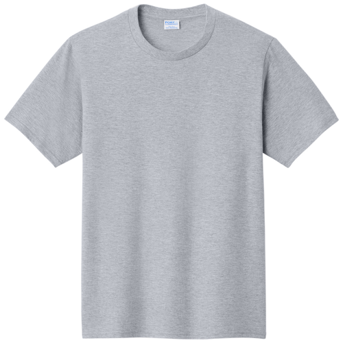 Athletic Heather front - Port & Co Fan Favorite Tee