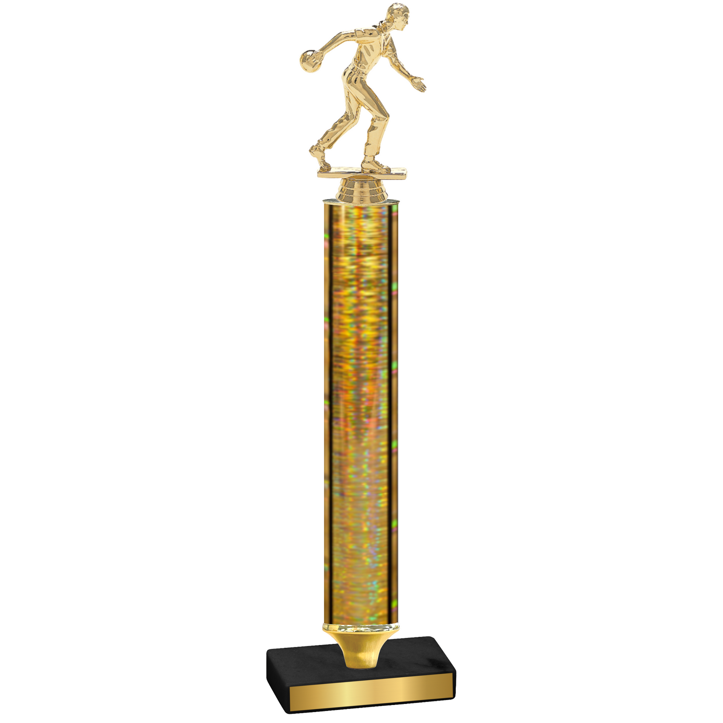 Value Gold Glacier Bowling Trophy