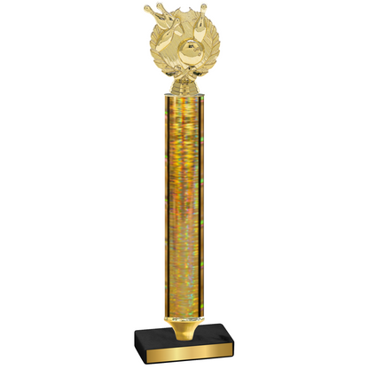 Value Gold Glacier Bowling Trophy