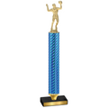 Value Blue Carbon Fiber Volleyball Trophy