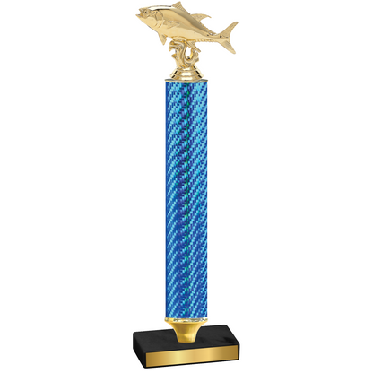 Value Blue Carbon Fiber Fishing Trophy