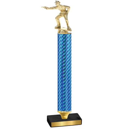 Value Blue Carbon Fiber Shooter Trophy