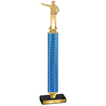 Value Blue Carbon Fiber Shooter Trophy