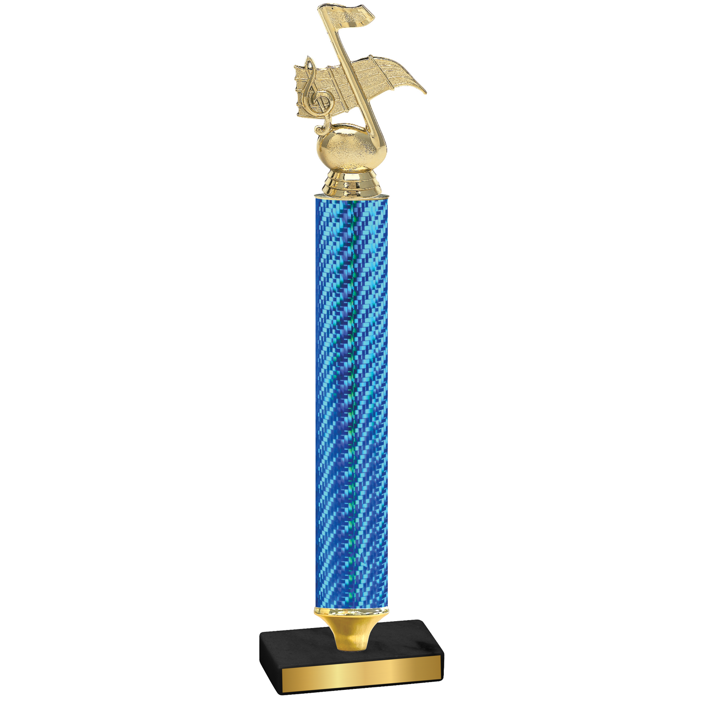 Value Blue Carbon Fiber Music Trophy