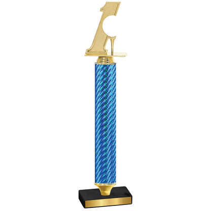 Value Blue Carbon Fiber Golf Trophy