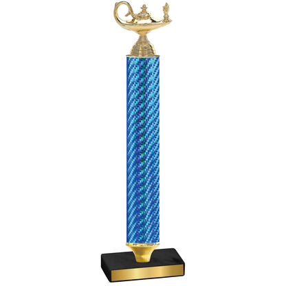 Value Blue Carbon Fiber Academics Trophy