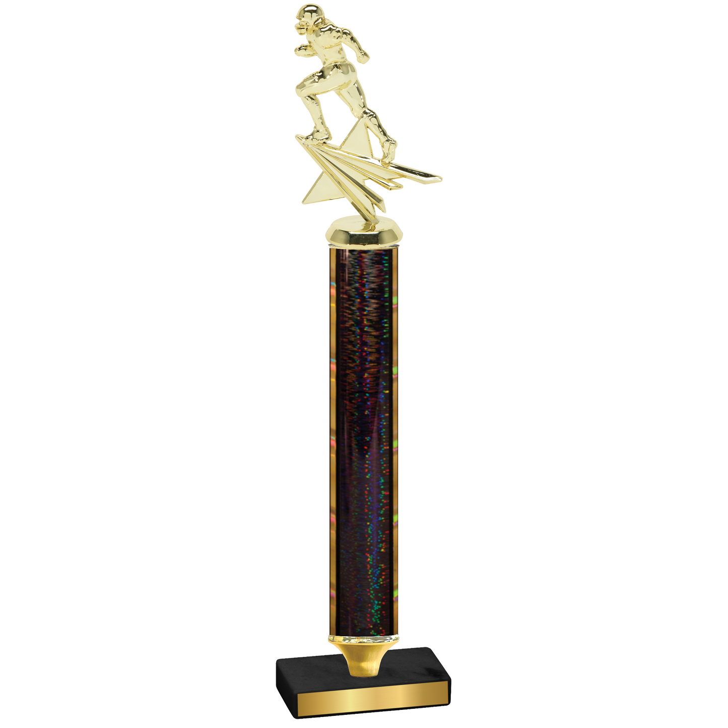 Value Black Glacier Football Trophy