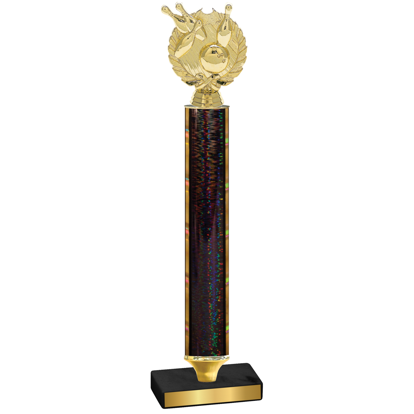 Value Black Glacier Bowling Trophy